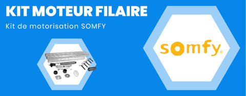 Kit motorisation Somfy Filaire
