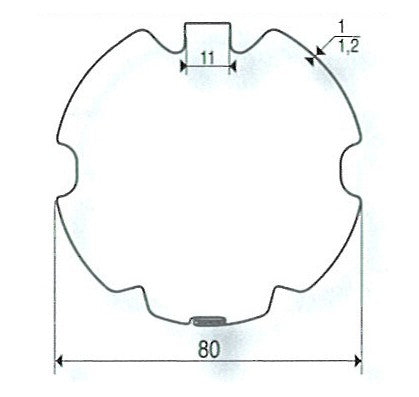 Adaptations pour Moteurs DEPRAT | Tube ZF 80