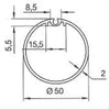 Adaptations pour Moteurs SOMFY / SIMU Ø 40 mm | Tubes Madopron de 50