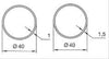 Adaptations pour Moteurs SOMFY / SIMU Ø 40 mm | Tubes ronds de 40  ep 1mm