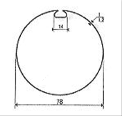 Adaptations pour Moteurs SOMFY / SIMU Ø 60 mm | Tube 78 à goutte plate 14