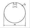 Adaptations pour Moteurs SOMFY / SIMU Ø 60 mm | Tube 78 à goutte plate 14