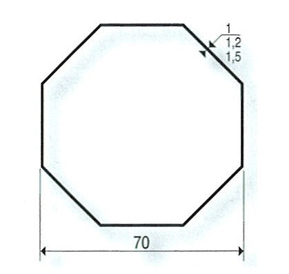 Adaptionen für SOMFY / SIMU Ø 60 mm Motoren | Octo-Röhre mit 70 Stück
