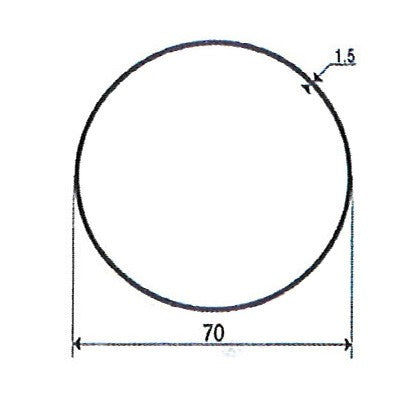 Adaptations pour Moteurs SOMFY / SIMU Ø 60 mm | Tube rond de 70  ep 1,5 mm