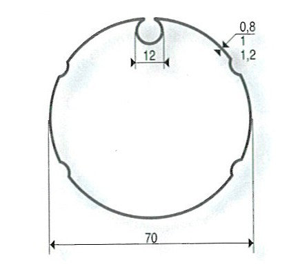 Adaptations pour Moteurs SOMFY / SIMU Ø 50 mm | Tube Imbac 70