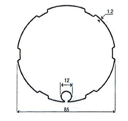 Adaptations pour Moteurs SOMFY / SIMU Ø 50 mm | Tube Imbac 85
