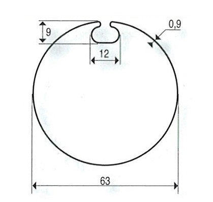 Adaptations pour Moteurs NICE type ERA | Tube Welzer 63