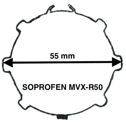 Adaptations pour Moteurs NICE type ERA | Tube SOPROFEN 50