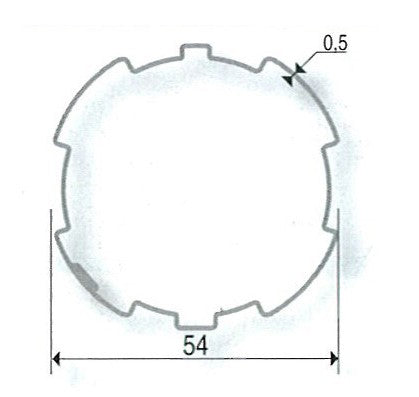 Adaptations pour Moteurs SELVE | Tube ZF 54 et DEPRAT 53