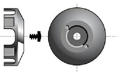 Stop roue LT50 SOMFY