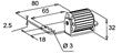 Anti-Biege-Rolle mit Aluminiumsohle