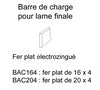 Barres de charges de 20mm | Longueur 2500mm