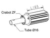 Embout octo de 40 crabot