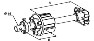 Tandems ZF64 réglables | LG 170mm max