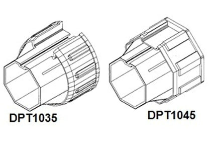 Manchon pvc pour embout débrayeur adaptation tube octo de 60