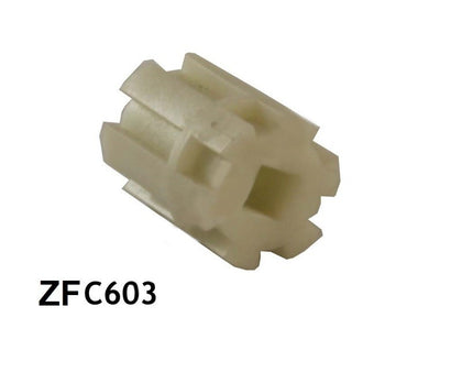 Mozzo di trasmissione lungo Ø 12 x 10 mm quadrato.