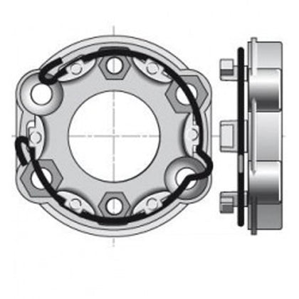 Support Somfy universel taraudé avec anneau