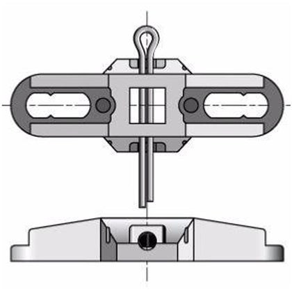 Plaque point fixe moteur LS40/LT50