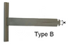Attache B de tablier aluminium plastifié Lg 198 mm lame épaisse
