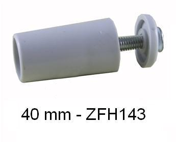 Butée d'arrêt ronde 40mm Grise