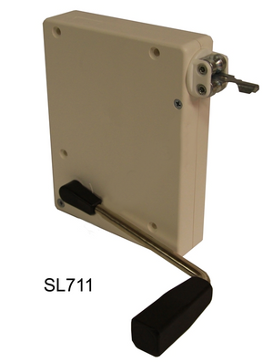 Enrouleur à manivelle pour sangle sans sangle