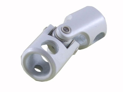 Genouillère Ø18 blanche, 2 sorties Ø12F