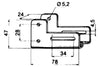 Gousset double de projection coloris blanc