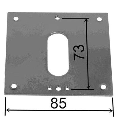 Plaque embase - H 85 mm x L 85 mm