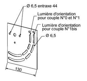 Piastra di settore zincata