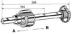 Tandems réglables pour tube Deprat Ø 62 ou octo de 60