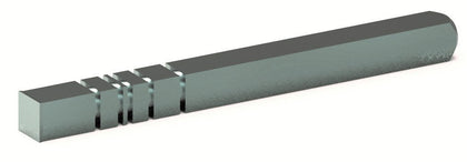 Vierkantachse 10, lang 120 (VR-Twin)