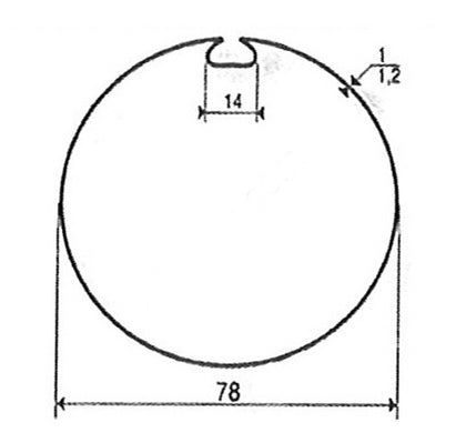Adaptations pour Moteurs SOMFY / SIMU Ø 50 mm | Tube Donher 78  Goutte Ø12
