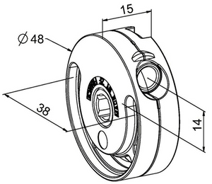 Treuil pour store Screen Ø 48 mm