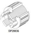 Embout d'axe traversant - Pour tube Ø 62 mm et octo de 60 mm