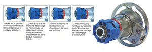 Treuil débrayable réversible rapport 1/3