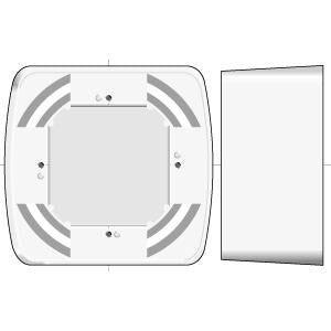 Boîtier en saillie coloris gris pour inverseur Centralis Uno RTS