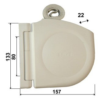 Enrouleur de sangle DESIGN Enrouleur sans sangle pour sangle 14 mm