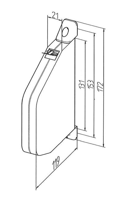 Enrouleur de cordon orientable sans cordon