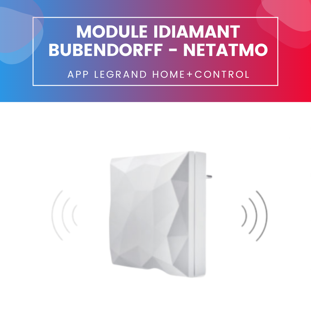 Pack blanc Netatmo 4 éléments + 1 assistant vocal Céliane Legrand