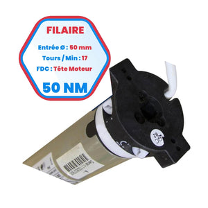 Moteur Filaire JollyMotor type JMFCH 50 Nm
