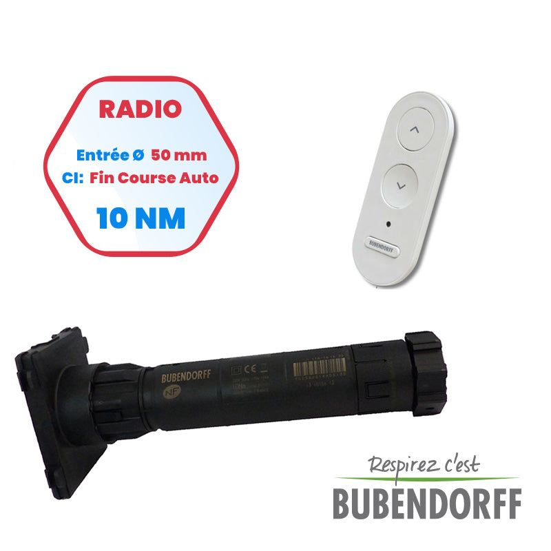 Moteur Bubendorff radio CI2 10 Nm - La Boutique du Volet