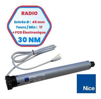 MOTEUR RADIO NICE ERA MAT MA 30Nm