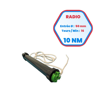Moteur Franciasoft Radio Well’Com auto-configurable X2D ou X3D 10 Nm Octo60