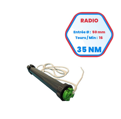 Moteur Franciasoft Radio Well’Com auto-configurable X2D ou X3D 35 Nm Octo60