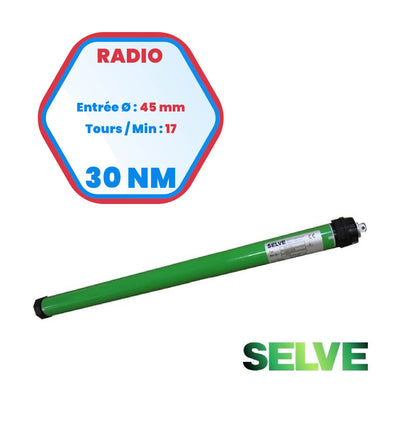 Moteur radio Selve SE Plus R - COM  20 Nm