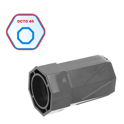 Embout pour tube octo de 40 mm