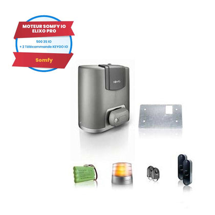 Somfy ELIXO 500 3S io - PACK CONFORT + 2 KEYGO io