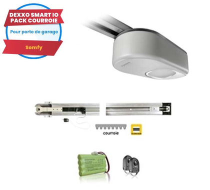 DEXXO SMART io maxi 12 m² - Pack courroie 2,9 + 2 keygo + 1 batterie