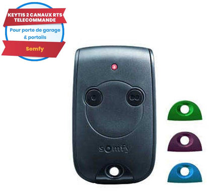 Télécommande Somfy KEYTIS 2 RTS pour portails et portes de garage