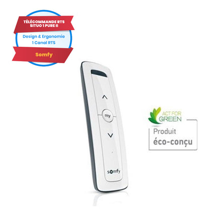Télécommande Somfy Situo 1 canal RTS Pure II